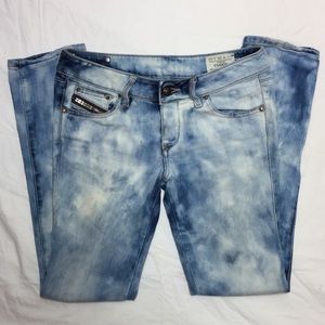 Diesel Cuddy Acid Wash Jeans